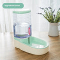 Grey automatic pet water fountain with 3.8L large capacity for dogs and cats.