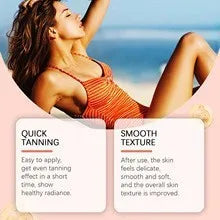 100g jar of moisturising darkening cream for body makeup application