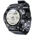 ATTACK 3 IP67 waterproof smartwatch with round colour screen and TPU strap in black, white, or pink