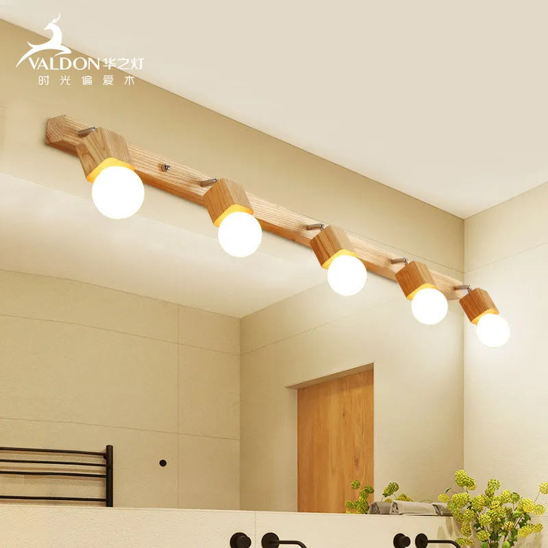 Creative LED wall lamp with single head design measuring 24cm for bedroom and cabinet lighting