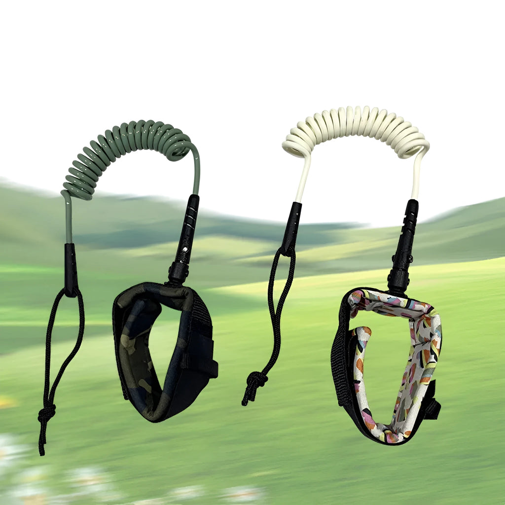 Portable surfboard hand holding rope with high elasticity for secure board transport