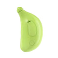 Green rechargeable cat steam brush with cat paw-shaped ends for grooming