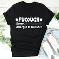 Black loose fit cotton T-shirt with short sleeves and round neck