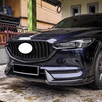 Mazda CX5 second generation GT style black mesh front grille decoration for car modification.