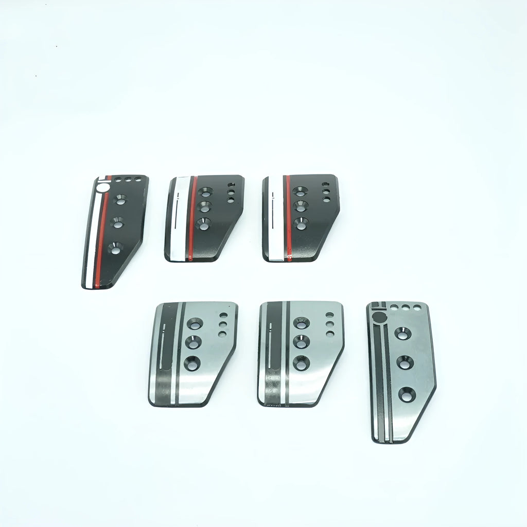 Aluminium alloy manual transmission car pedal set with brake accelerator clutch