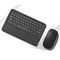 Wireless Bluetooth keyboard and rechargeable mouse set in pink colour option with charging cable