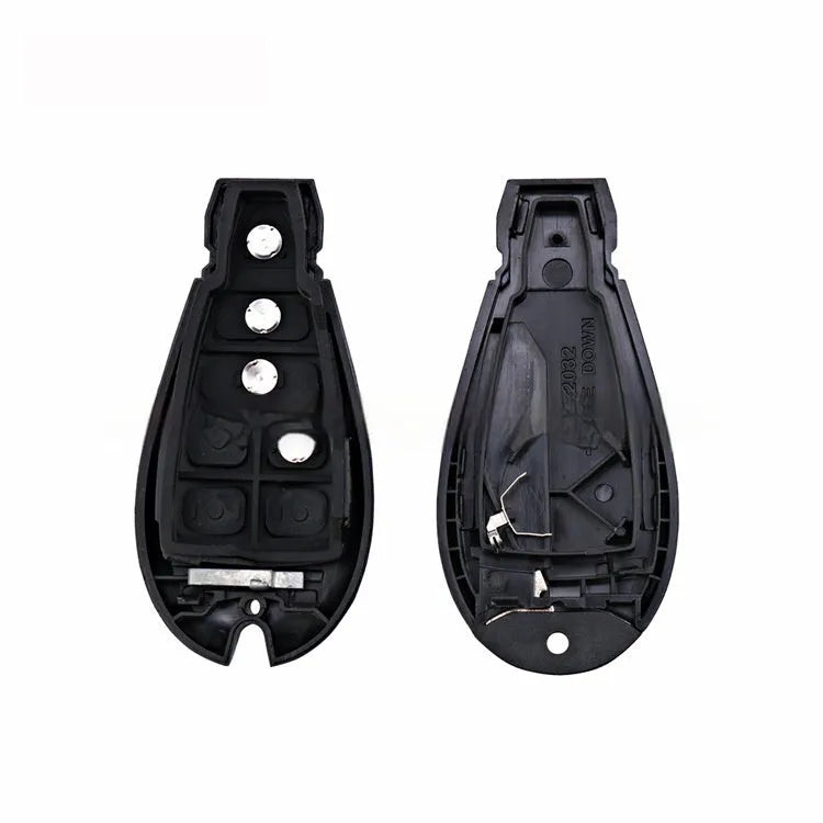 Chrysler Dodge replacement car key case shell with ABS brass and nylon construction.