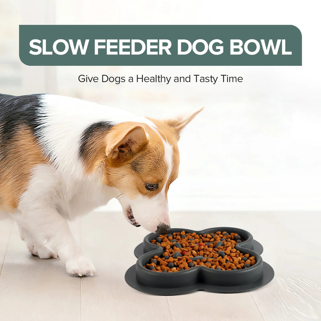 Rectangular silicone pet licking pad with textured surface, shown in colour options.