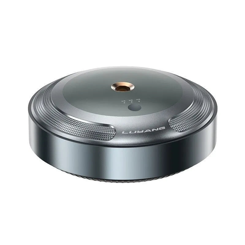 Car perfume diffuser with zinc alloy shell and automatic spray mechanism
