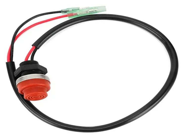YAMAHA outboard motor engine kill switch with safety lanyard cord