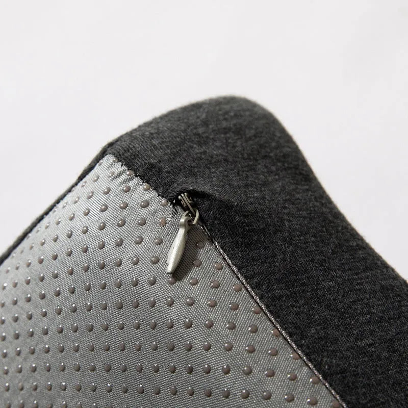 Memory foam office chair cushion with lumbar support in 36x40x11cm size