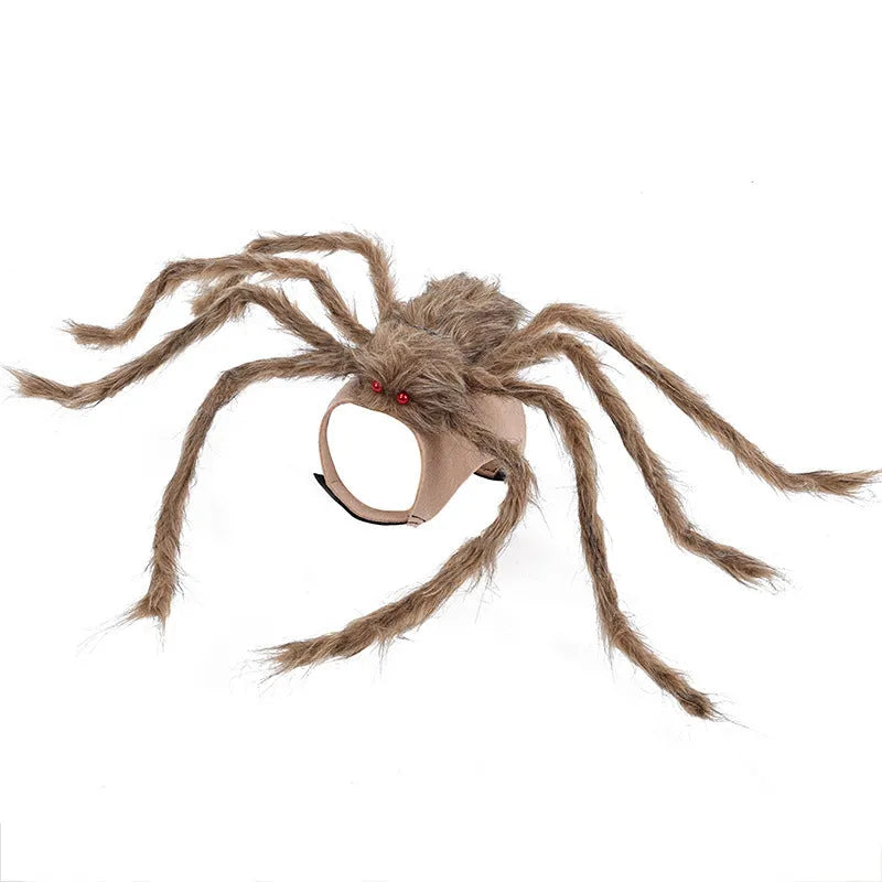 Halloween spider costume for pet dog or cat in polyester material