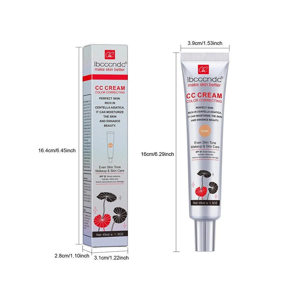 Erborian Centella Asiatica CC cream tube in light or dark shade, 40ml colour correcting makeup