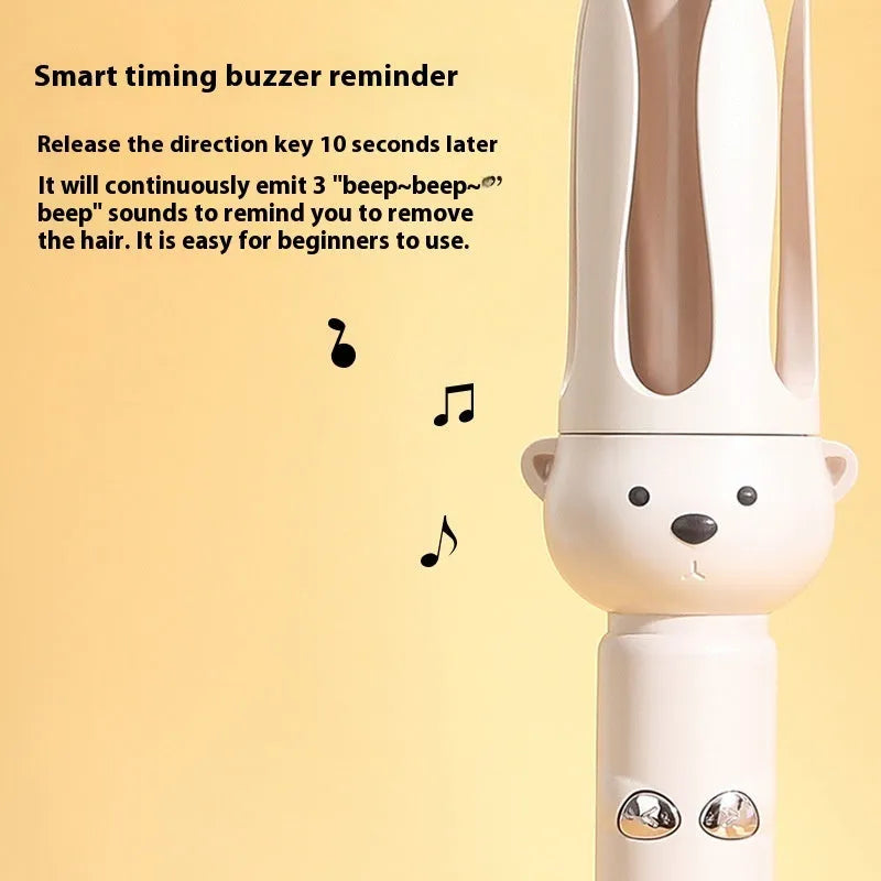 Beige anion automatic hair curler FS-H208 model with curling wand
