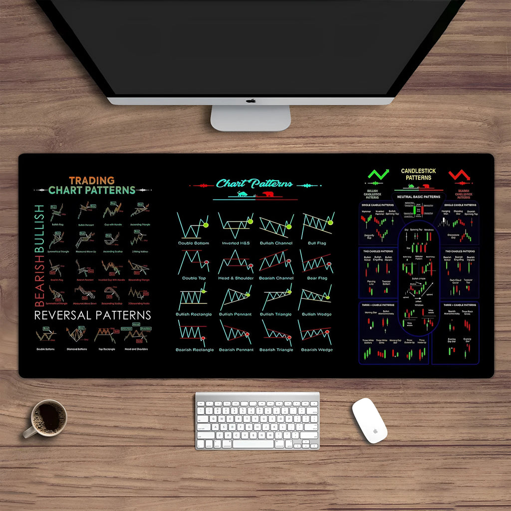 Black rubber desk mat with anti-slip base and stain-resistant surface for mouse and computer use.