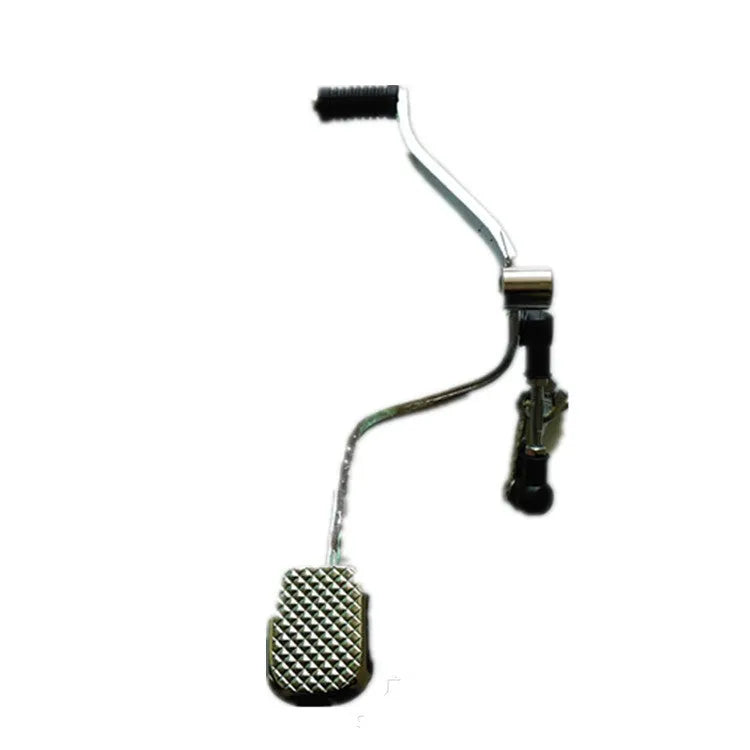 GS125 motorcycle gear lever showing 300mm length and coarse/fine teeth pattern detail