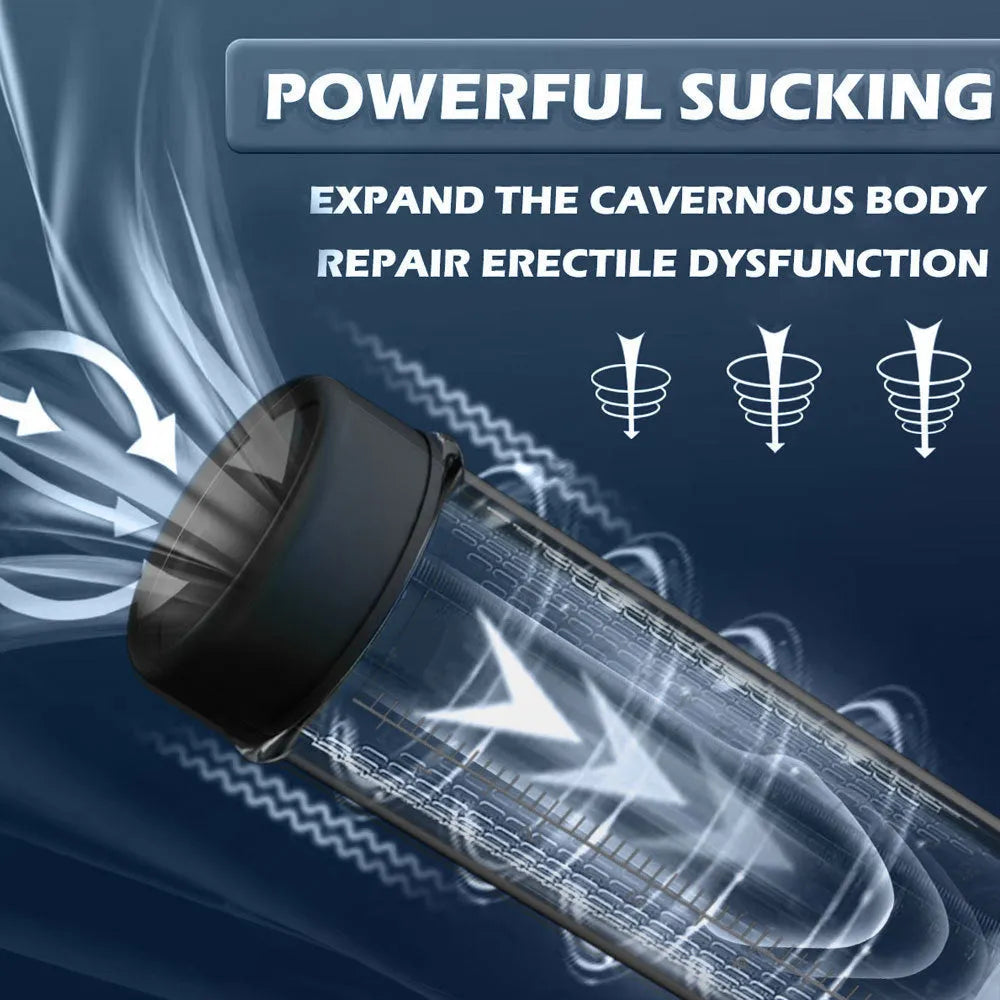 Diqiao electric training pump, a male masturbation device with an electric air pump.