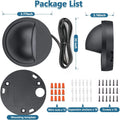 Low voltage outdoor step light with IP67 waterproof rating for garden paths and decking.