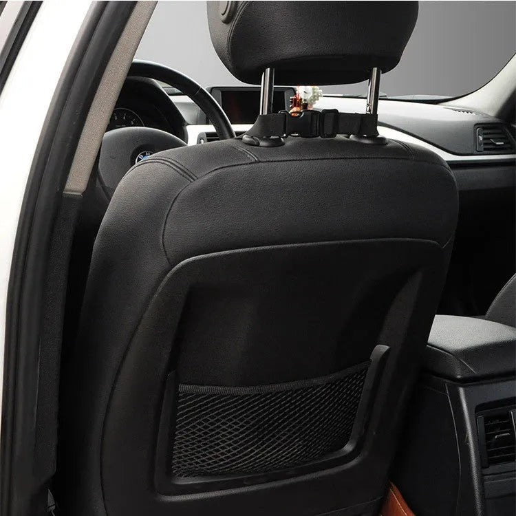 Memory cotton car lumbar support cushion with removable polyester cover in neutral colours.