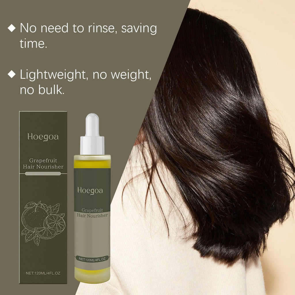120ml grapefruit hair conditioner bottle with vitamin E and botanical oil formula