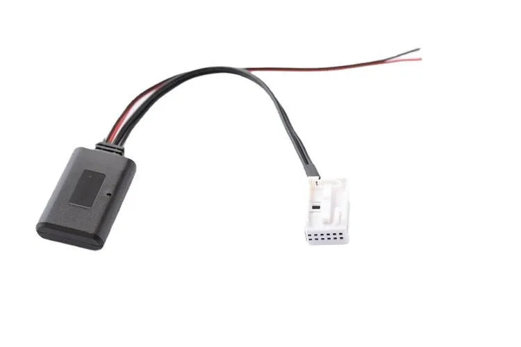 Car Bluetooth auxiliary audio adapter cable compatible with Citroen Peugeot RD4 stereo units