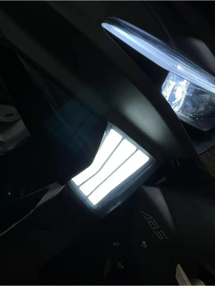 Two yellow LED cornering light bulbs for Tianying TS150 motorcycle.