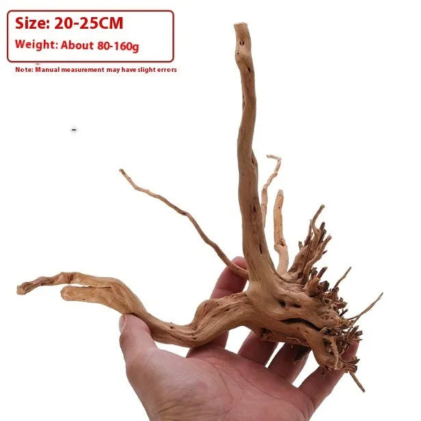Xiaoqi root natural wood aquarium decoration ornament for fish tank scenery.