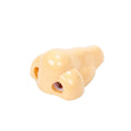 Flesh colour plastic manual pencil sharpener with geometry shape for student stationery