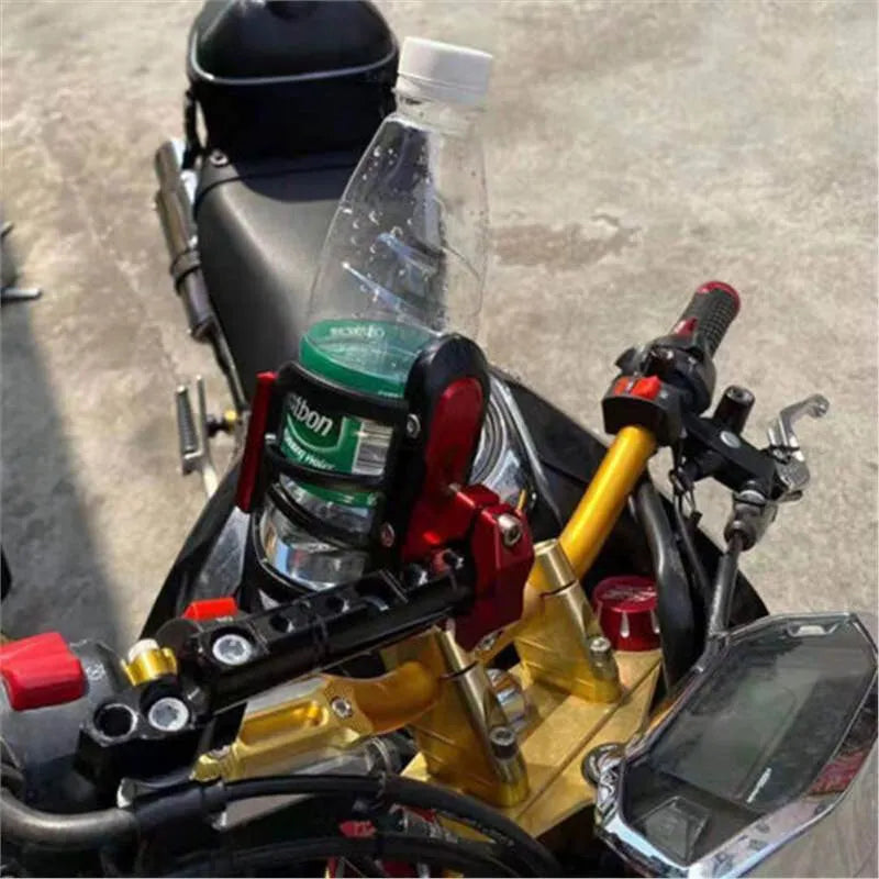 Water bottle cage for Honda X-ADV750 and XADV150 scooter bumper modification in multiple colour options