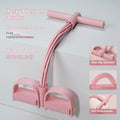 TPR waist slimming pedal puller tension device for sit-ups in four colour options