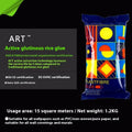Glutinous rice wallpaper adhesive Glue E variant in three-roll formaldehyde-free packaging
