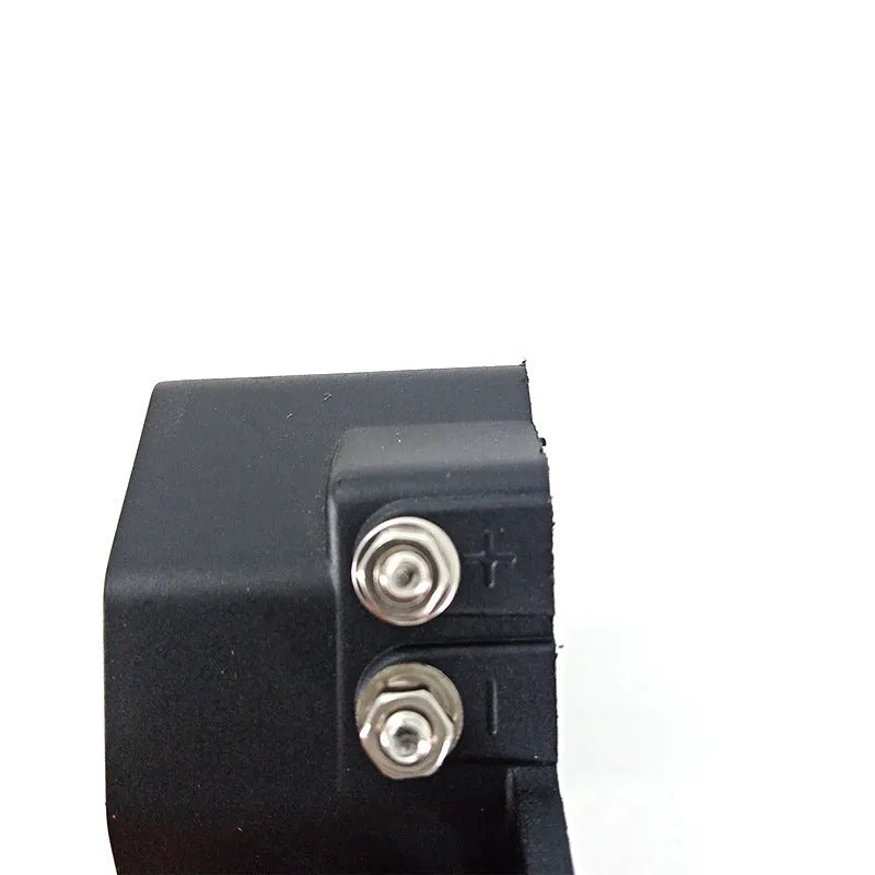 Black GQ-208A vehicle reversing buzzer with 12-80V voltage range and 105dB sound output
