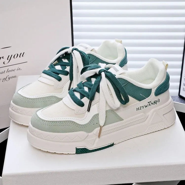 Children's height increasing board shoes with cross shoulder straps and thick rubber sole