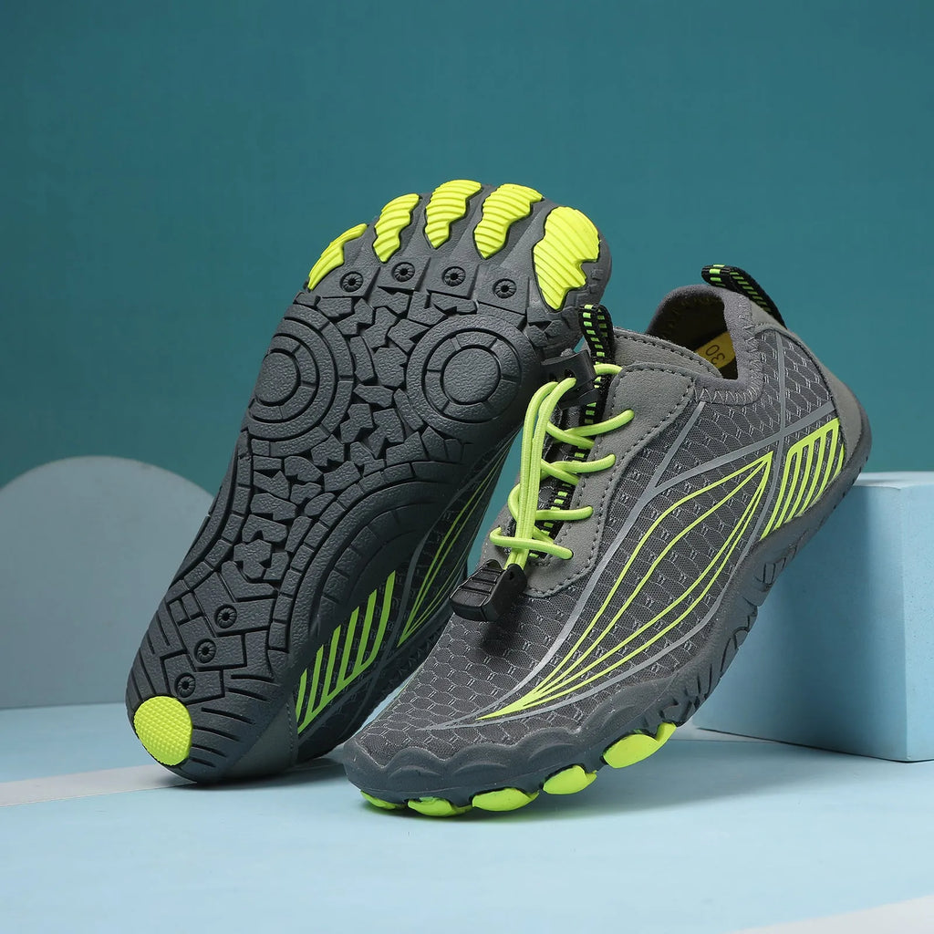 Children's wading swimming shoes with rubber sole and elastic band in multiple colour options