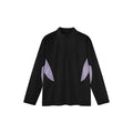 Men's lightweight polyester casual top in black and beige colours showing long sleeve and short sleeve options