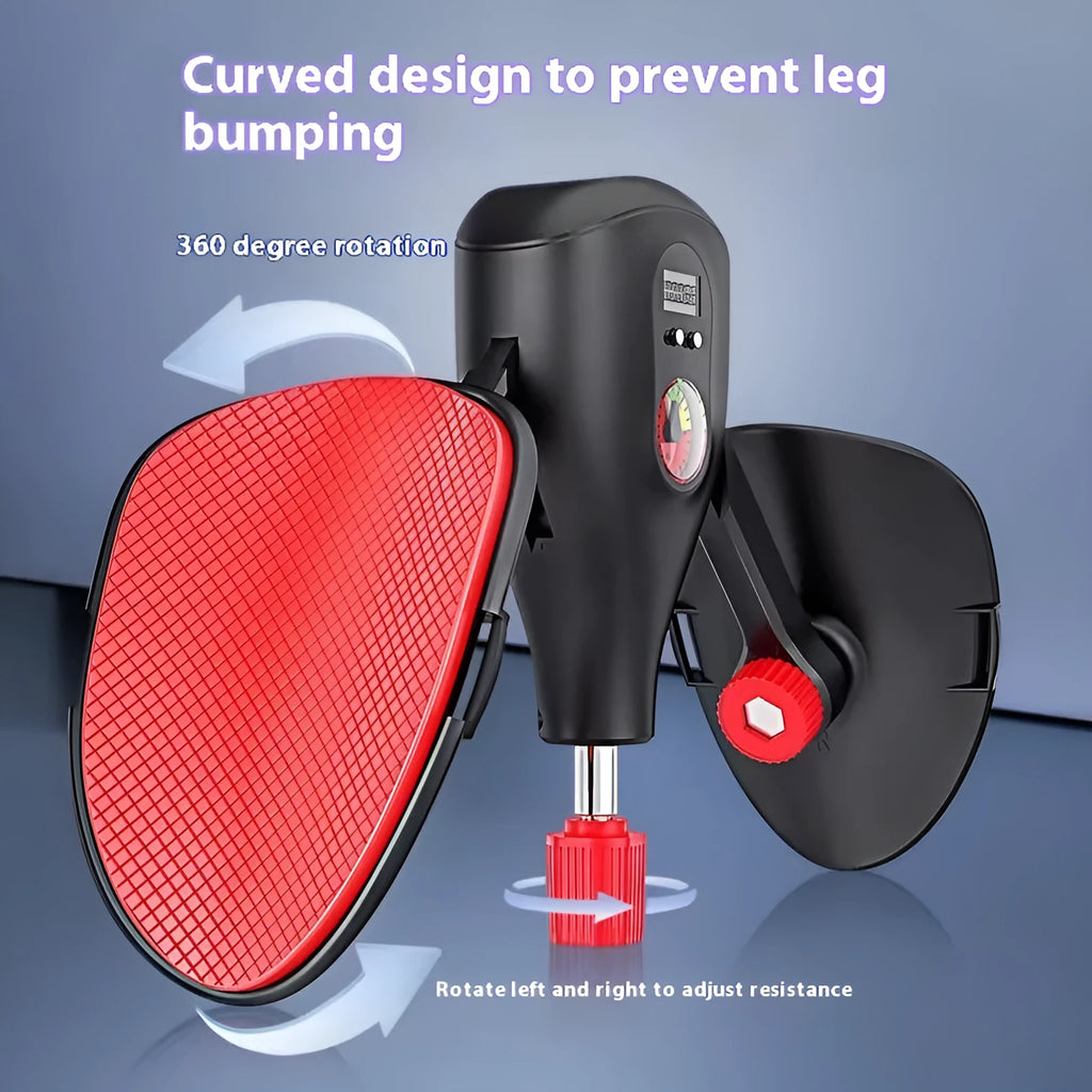 Men's PA and fibreglass Kegel trainer for PC muscle exercise in black or grey with strap and handle options