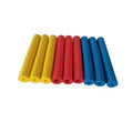 Rubber auxiliary grip hose set for cutlery and pen handles with 10mm and 18mm inner diameters