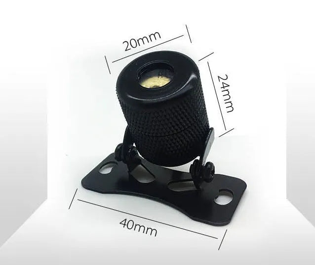 Motorcycle laser fog lamp with anti-collision warning system in aluminium housing