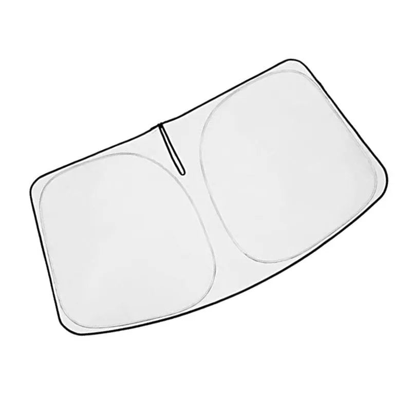 Silver car windshield sunshade cover designed specifically for NOAH XOVY 90 series vehicles