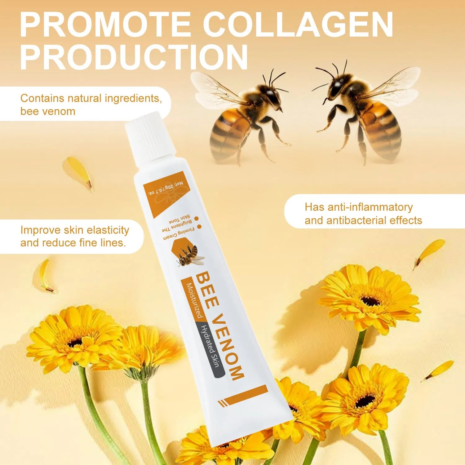 BEE Facial Neck Care Cream in a 20g jar with specification FP-A024