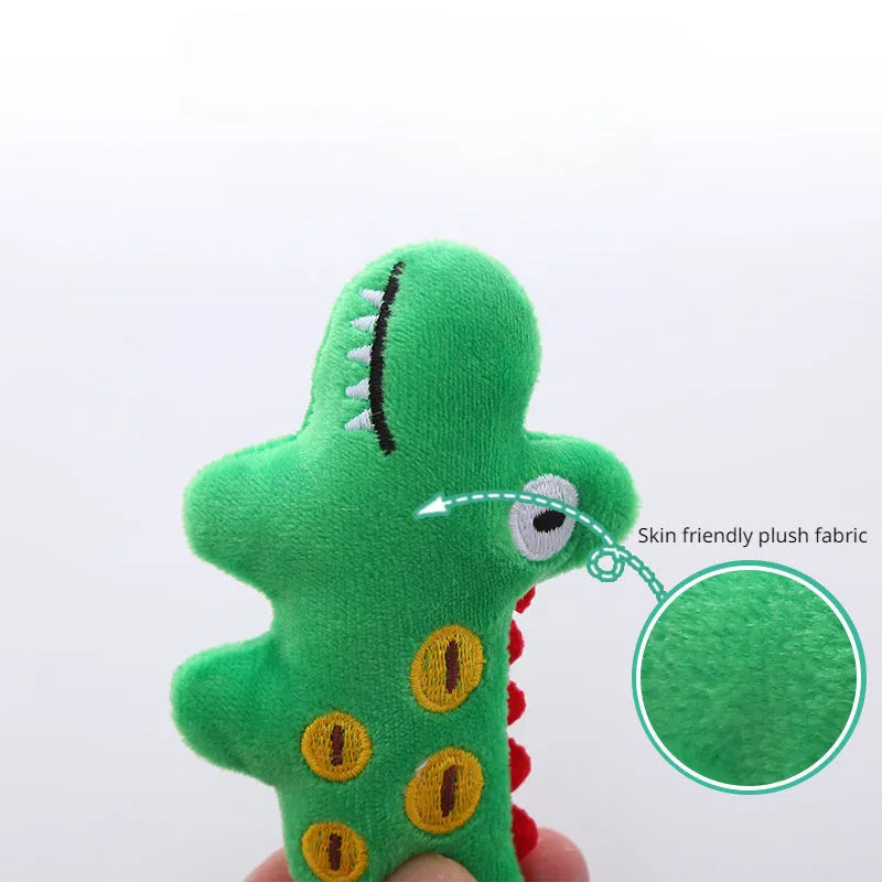 Plush cat toy in parrot shape with catnip filling for interactive play with cats