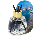Glass car aromatherapy perfume ornament with bottle shape for vehicle fragrance diffusion
