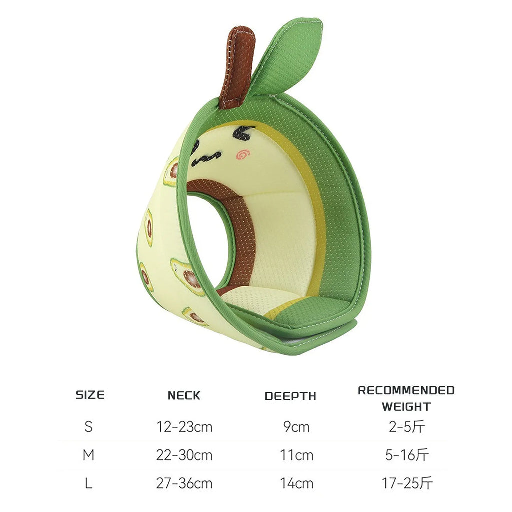 Soft adjustable cat cone collar for post-surgery recovery and wound protection