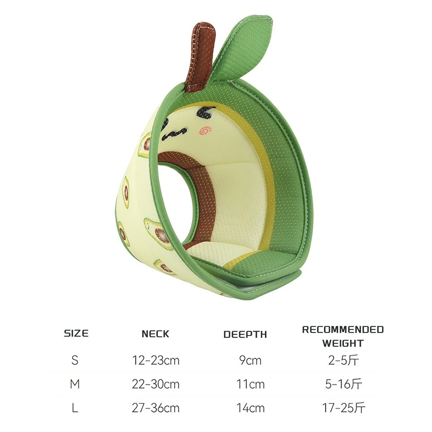 Soft adjustable cat cone collar for post-surgery recovery and wound protection