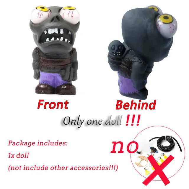 Turbo car blow-off valve explosive eye doll ornament kit with pressure valve and copper fittings.