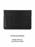 Brown and black 13.3-inch laptop bracket bag with integrated dual-angle stand.