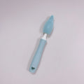 Baby bottle cleaning brush set with silicone heads for bottles and straws in blue pink yellow colours