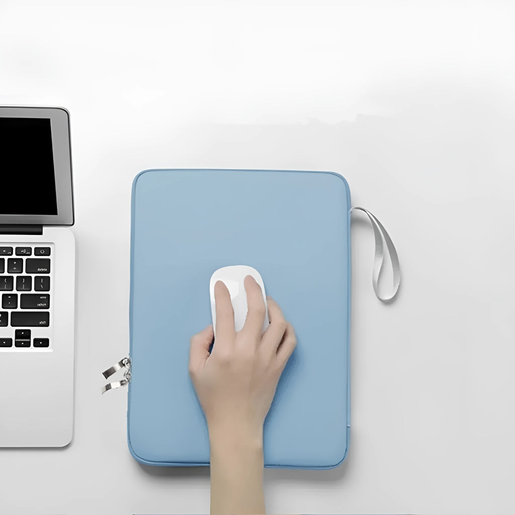 Imitation leather tablet protective case in light grey colour for 10.9 inch or 12.9 inch devices
