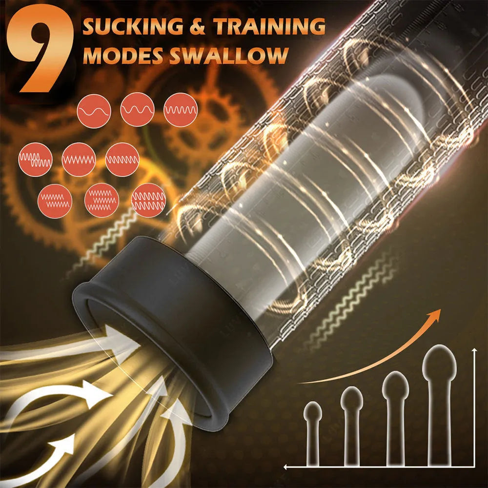 Diqiao electric training pump, a male masturbation device with an electric air pump.