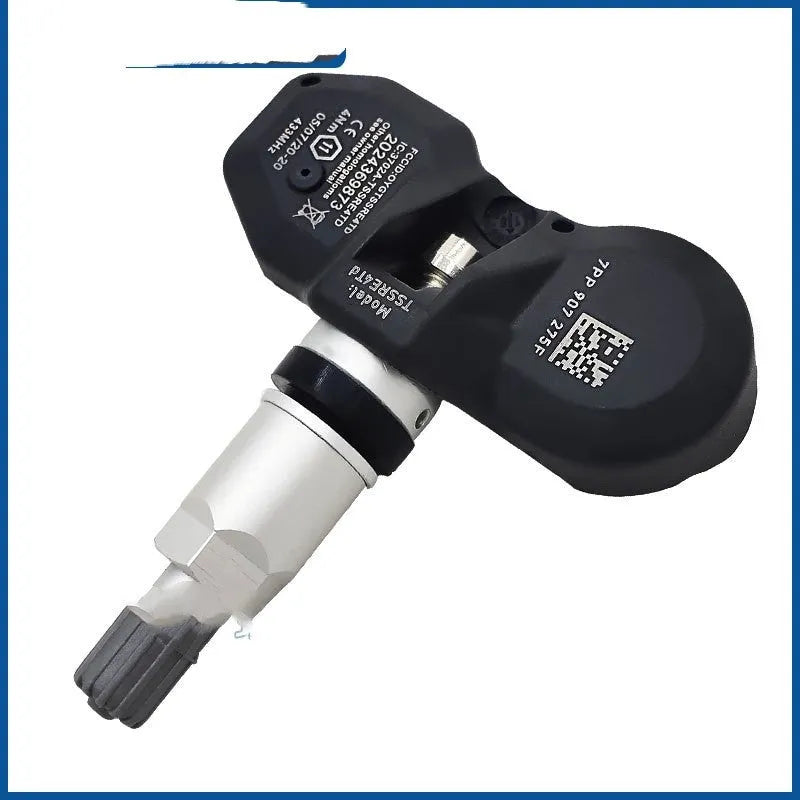 Black Audi tyre pressure monitoring system sensor unit for TPMS replacement